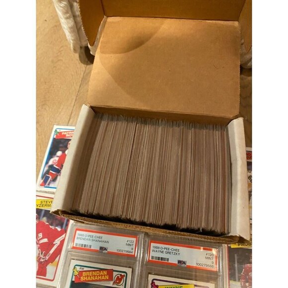 1988-89 O-Pee-Chee OPC Complete Hockey Set NM 1-264 WITH PSA 9 GRETZKY, SHANAHAN - Picture 8 of 8